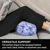 image:imageBrookstone Squishy FOM Cushion Pillow Small 12 x 7 in LilacTie Dye Indigo