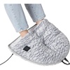 image:imageBrookstone Electric Foot Warmer with 4 Heat Settings Sherpa LinedLuxe  Grey