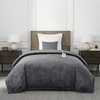 image:imageBrookstone Heated Plush Herringbone Blanket King CharcoalGray
