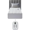 image:imageBrookstone Matelasse Knit Heated Mattress Pad Twin WhiteWhite