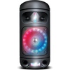 image:imageBrookstone Rumble Tower Portable Bluetooth Speaker with LED Light Show and 3 Light Modes Wireless Speaker Portable Speaker with Wheels Handle for Easy Carry Rechargeable Mic Input USBAUXFM