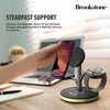 image:imageBrookstone 3 in 1 Wireless Charging Station Compatible with MagSafe 2 Port 18W Wall Charger High Speed Cable for iPhone 15141312 Pro Max Series Apple iWatch Series and Airpods 3 2 Pro