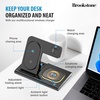 image:imageBrookstone 3in1 Wireless Charging Station 2 Port 18W Wall Charger amp High Speed Cable for Apple iPhone 15 14 13 12 11 Pro MaxPlusMiniXXSMaxXRSE Apple iWatch Series amp Airpods Pro 2 3