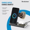 image:imageBrookstone 3in1 Wireless Charging Station 2 Port 18W Wall Charger amp High Speed Cable for Apple iPhone 15 14 13 12 11 Pro MaxPlusMiniXXSMaxXRSE Apple iWatch Series amp Airpods Pro 2 3