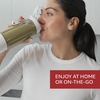 image:imageBrookstone 500mL Compact Portable Blender with Additional Lid for OntheGo Convenience  Personal Blender Perfect for Shakes Smoothies Food Prep and Frozen Blending BPAFree White