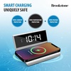 image:imageBrookstone Desk LED Alarm Clock 15W Wireless Charger for iPhone 15 Pro Max141312 Samsung S23S22S21 and AirPods  Wireless Charger Clock  Phone Charger Clock