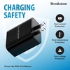 image:imageBrookstone Dual Port Fast Charging Adapter with 1 USB Type C amp 1 USB A 20W Rapid Wall Charger for iPhone Tablet AirPods Android Mobiles Smart Watches  Double Charger Block