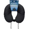 image:imageBrookstone Travel Pillow UShaped Memory Foam Hooded Pillow with SnapBlack