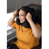 image:imageBrookstone Travel Pillow UShaped Memory Foam Hooded Pillow with SnapBlack
