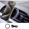 image:imageBrookstone Magnetic Car Phone Holder Mount for Car  Glass Panel Design Magsafe Car Mount for iPhone 15 14 13 Pro Plus Max Mini amp All Phones  Hands Free Car Mount with Wireless Charging Support