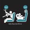 image:imageBrookstone Baby Car Mirror Car Seat Mirror for Newborn Baby Essentials with Safe Wide Design Newborn Essentials Must Haves