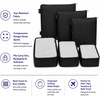 image:imageBrookstone Compression Packing Cubes 6 Piece LightweightBlack