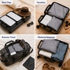 image:imageBrookstone Compression Packing Cubes 6 Piece LightweightDark Grey