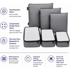 image:imageBrookstone Compression Packing Cubes 6 Piece LightweightDark Grey