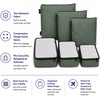 image:imageBrookstone Compression Packing Cubes 6 Piece LightweightOlive