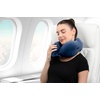 image:imageBrookstone Neck Travel Pillow Lightweight Contoured Memory Foam SupportBlue