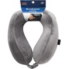 image:imageBrookstone Neck Travel Pillow Lightweight Contoured Memory Foam SupportDark Grey