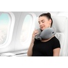 image:imageBrookstone Neck Travel Pillow Lightweight Contoured Memory Foam SupportDark Grey