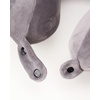 image:imageBrookstone Neck Travel Pillow Lightweight Contoured Memory Foam SupportDark Grey