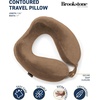 image:imageBrookstone Neck Travel Pillow Lightweight Contoured Memory Foam SupportKhaki