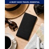 image:imageBrookstone RFIDBlocking Passport Cover Slim Travel Document HolderBlack