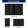 image:imageBrookstone RFIDBlocking Passport Cover Slim Travel Document HolderBlack