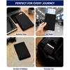 image:imageBrookstone RFIDBlocking Passport Cover Slim Travel Document HolderBlack