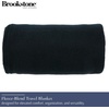 image:imageBrookstone Travel Blanket 2in1 Soft Throw with Carrying PouchBlack