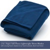image:imageBrookstone Travel Blanket 2in1 Soft Throw with Carrying PouchBlue