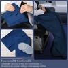 image:imageBrookstone Travel Blanket 2in1 Soft Throw with Carrying PouchBlue