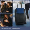 image:imageBrookstone Travel Blanket 2in1 Soft Throw with Carrying PouchBlue