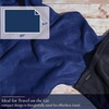 image:imageBrookstone Travel Blanket 2in1 Soft Throw with Carrying PouchBlue