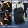 image:imageBrookstone Travel Blanket Fleece Throw with Foot Pocket CompactBlack Foot Pocket
