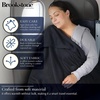 image:imageBrookstone Travel Blanket Fleece Throw with Foot Pocket CompactBlack Foot Pocket