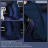 image:imageBrookstone Travel Blanket Fleece Throw with Foot Pocket CompactBlue