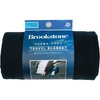 image:imageBrookstone Travel Blanket Fleece Throw with Foot Pocket CompactBlack Foot Pocket