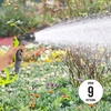 image:imageBrookstone 25 Coil Hose with Multiple Function Nozzle for Gardening Watering Lawns amp Washing Cars Comfort Grip Multiple Function Settings Adjustable Tip 25