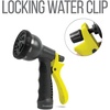 image:imageBrookstone 2Piece Garden Hose Nozzle  Features Adjustable 8Mode Spray Hose Nozzle and Pistol Nozzle for Gardening and Car Wash  Yellow