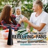 image:imageBrookstone BatteryPowered Insect Repelling Fan 2 Pack Portable