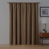 image:imageBrookstone Harvey Mid Century Modern Room Darkening Rod Pocket Window Curtains wLiner for Bedroom Single Panel 50 x 63 GreenCamel