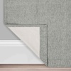 image:imageBrookstone Harvey Mid Century Modern Room Darkening Rod Pocket Window Curtains wLiner for Bedroom Single Panel 50 x 63 GreenGrey
