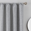 image:imageBrookstone Harvey Mid Century Modern Room Darkening Rod Pocket Window Curtains wLiner for Bedroom Single Panel 50 x 63 GreenGrey