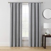 image:imageBrookstone Harvey Mid Century Modern Room Darkening Rod Pocket Window Curtains wLiner for Bedroom Single Panel 50 x 63 GreenGrey