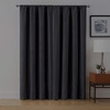 image:imageBrookstone Harvey Mid Century Modern Room Darkening Rod Pocket Window Curtains wLiner for Bedroom Single Panel 50 x 63 GreenIndigo