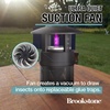 image:imageBrookstone PlugIn UV Light Insect Trap  UltraQuiet Fan with Replaceable Glue Boards IndoorOutdoor Use for Kitchens Patios amp More
