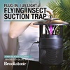 image:imageBrookstone PlugIn UV Light Insect Trap  UltraQuiet Fan with Replaceable Glue Boards IndoorOutdoor Use for Kitchens Patios amp More
