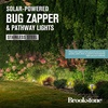 image:imageBrookstone SolarPowered Pathway Lights with UV Insect Zapper 2PackStainless Steel