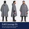 image:imageBrookstone Unisex Rain Ponchos for Adults with Storage Pouch 2 PackGrey