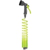 image:imageBrookstone 25 Coil Hose with Multiple Function Nozzle for Gardening Watering Lawns amp Washing Cars Comfort Grip Multiple Function Settings Adjustable Tip 25