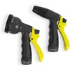 image:imageBrookstone 2Piece Garden Hose Nozzle  Features Adjustable 8Mode Spray Hose Nozzle and Pistol Nozzle for Gardening and Car Wash  Yellow